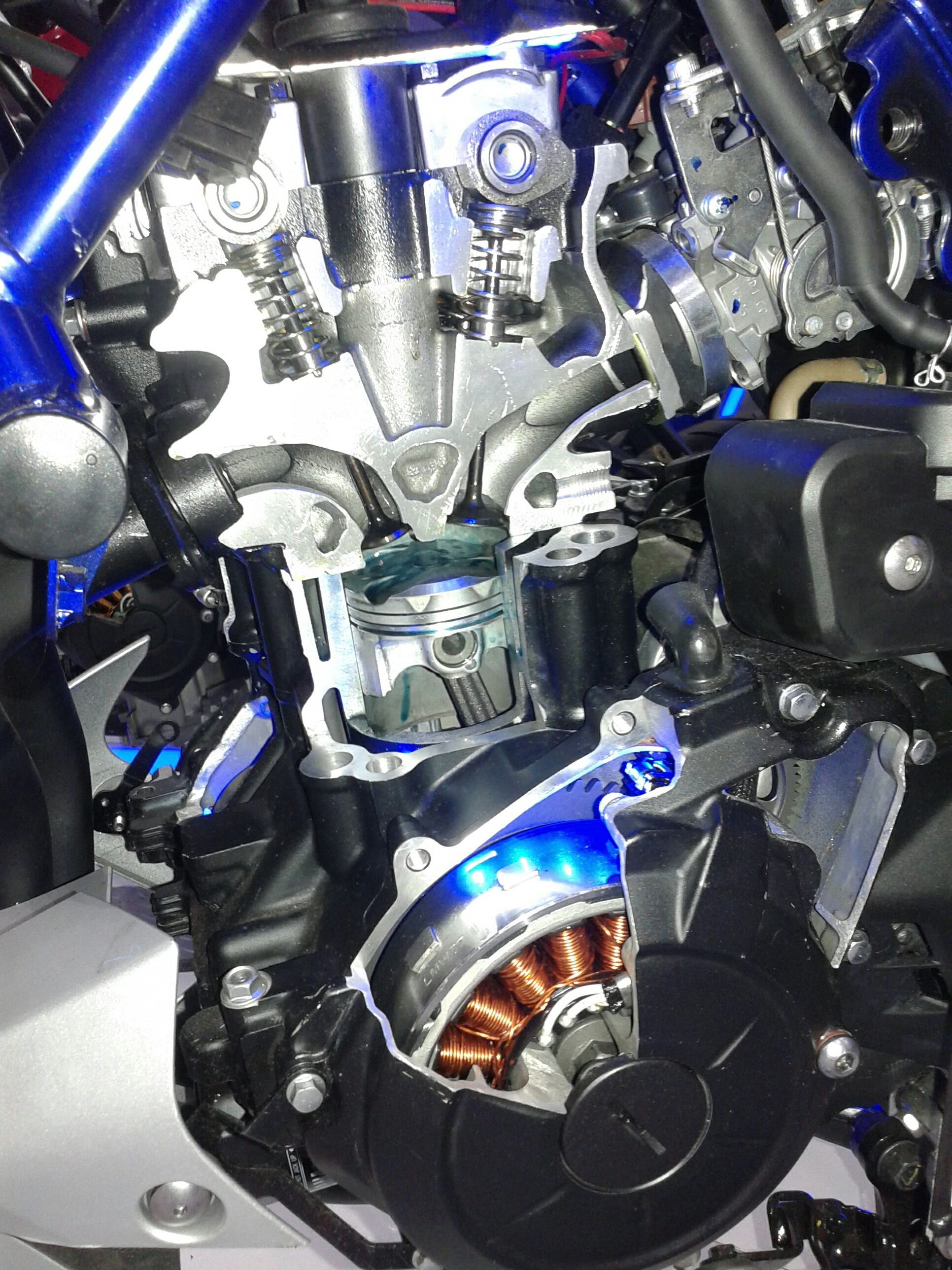 Ini Lhoo Mesin DOHC Yamaha Redcs1s Blog